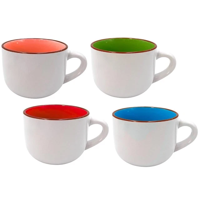Set 6 Tazze Colazione Grande 500 Ml NEO - Plastica Infrangibile Senza BPA, Multicolore - Foto 8