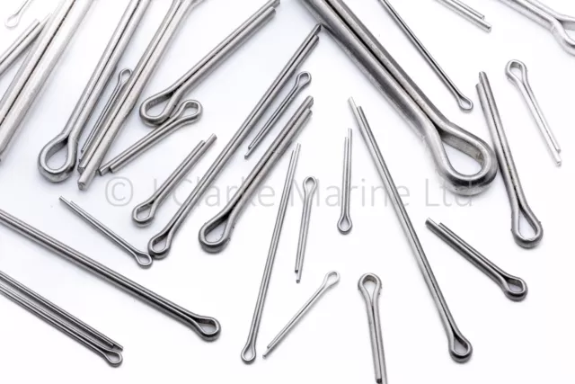 Split Pins Cotter pin Stainless Steel A4 316 Marine Grade 2mm - 8mm