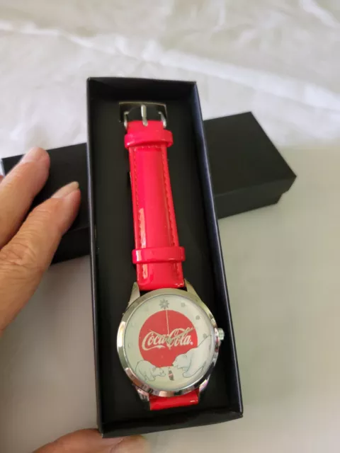 Avon Coca-Cola Christmas Bear Watch