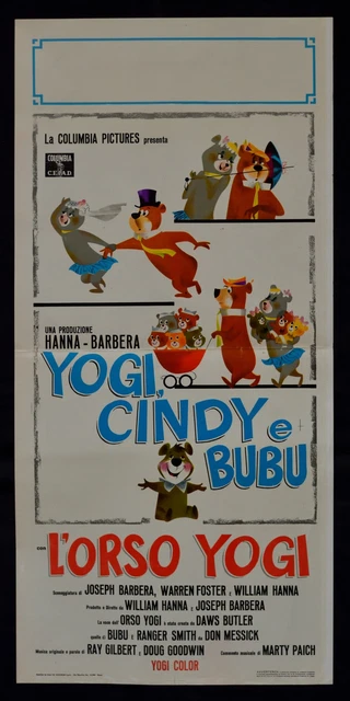 Pot à Biscuits Vintage Yogi Bear 1961 - Hanna Barbera, Céramique Lourde, état Parfait