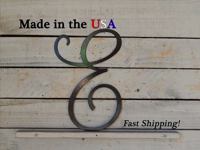 12" Monogram Letter--Kid Decor-Single Letter-Wedding Decor-Nursery-Initial-F1005