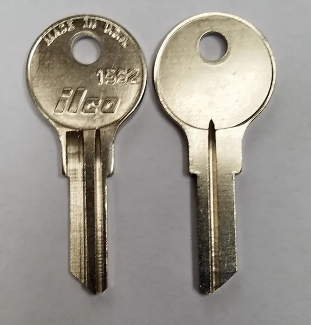 (2) Kennedy Tool Box Keys Pre-Cut  to Your Key Code Codes 0001-1700