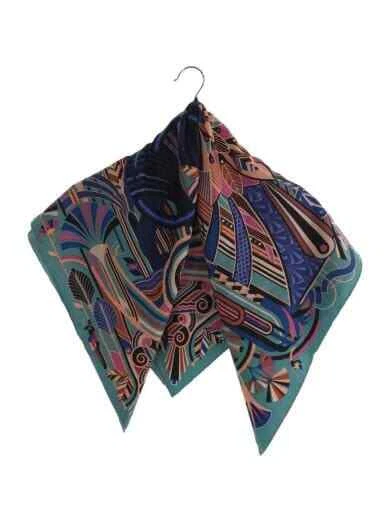 HERMES Scarf   Silk   All over pattern   Ladies