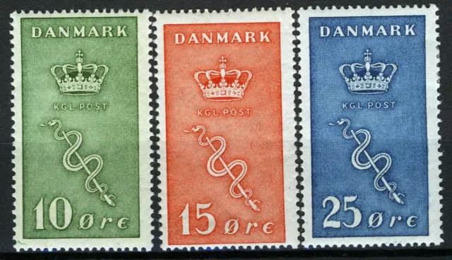 Denmark 1929, Fighting Cancer set MLH, Mi 177-79 cat 55€ as MNH