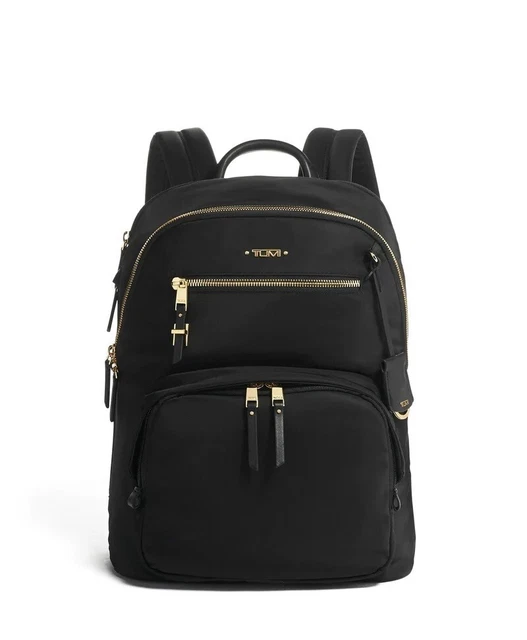 New Authentic Tumi Voyageur Hilden 125049-1041 Backpack 14.25"x11.5"x5.5" -Black