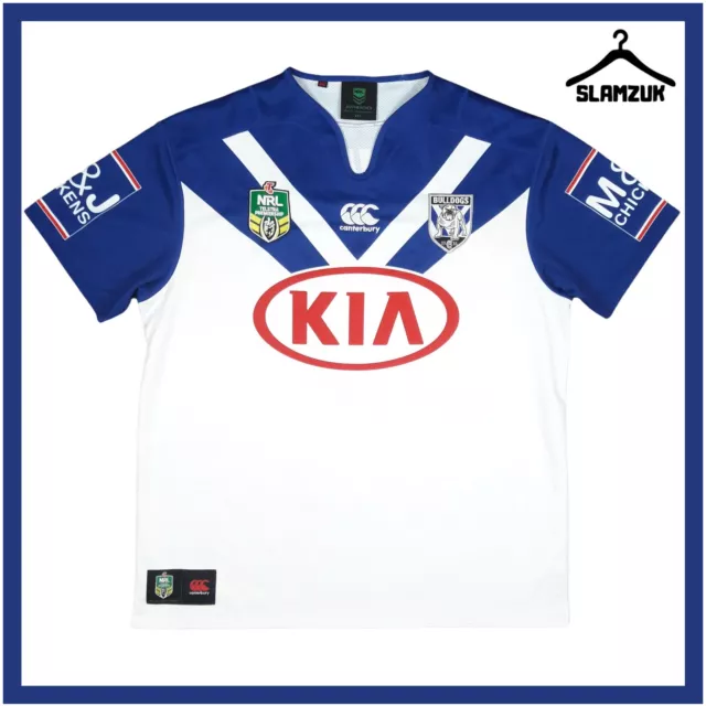 Canterbury Bankstown Bulldogs Rugby League Shirt XXL 2XL NRL Jersey 2017 C31