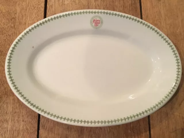 Buffalo China Atlantic Coast Line Railroad ACL Dining Car Oval Plate Palmetto