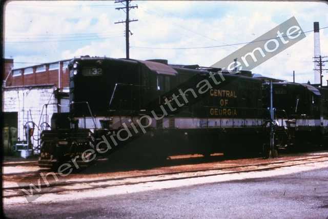 Railroad Slide Central of Georgia 132 Alco RS3 by CR Harrison Duplicate