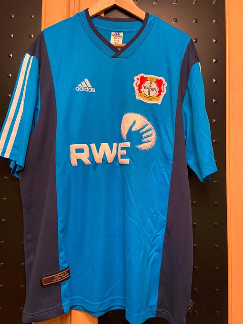 Trikot adidas Bayer 04 Leverkusen Saison 01–03 Auswärts RWE, Gr. XL