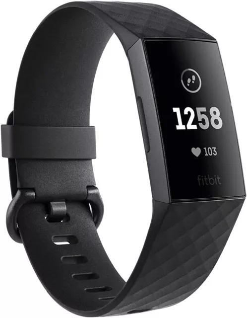 NEW Fitbit Charge 3 Fitness Activity Tracker Heart Rate Monitor S & L AU Ship