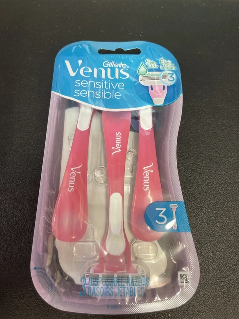 Navaja de afeitar desechable para mujer Gillette Venus - rosa (3 unidades)