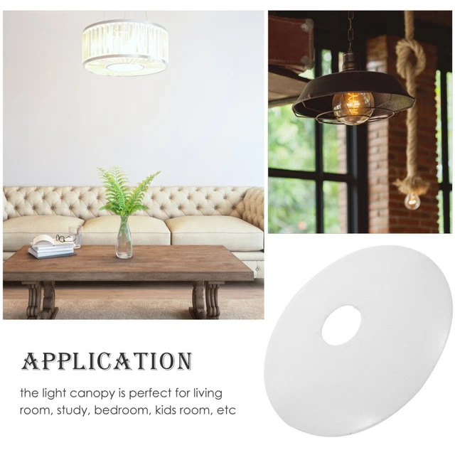 24 Pcs Table Lamp Cover Chandelier Base Tray Wall Lights Decor Metal 5