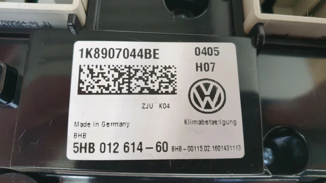 VW TIGUAN I 5N Scirocco Klimabedienteil Regulator Heizung Lüftung ...
