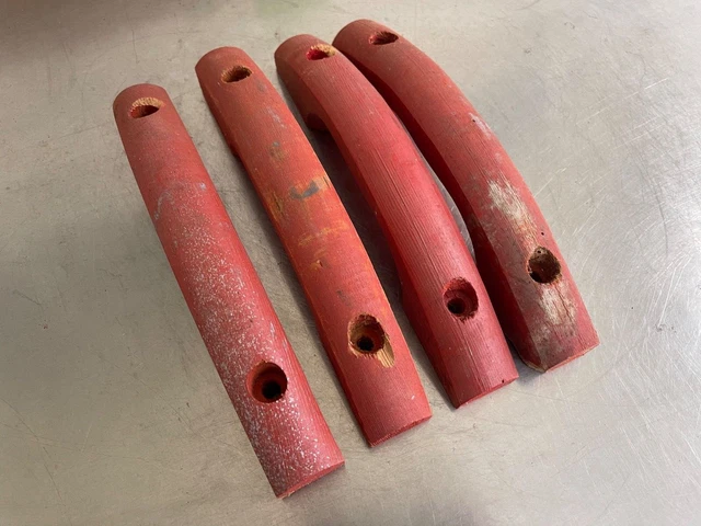 4 VINTAGE Rustic Wood  GATE / BARN / SHED / DOOR PULL HANDLE