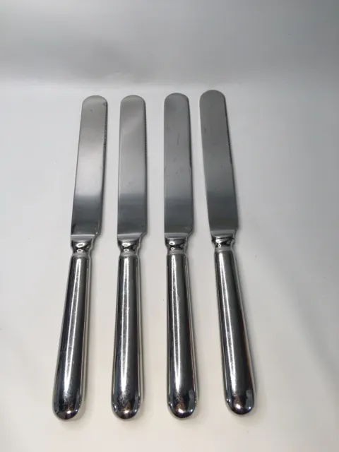 4 Blunt Hollow Butter Knife Borromeo Stainless CALDERONI Flatware Discontinued