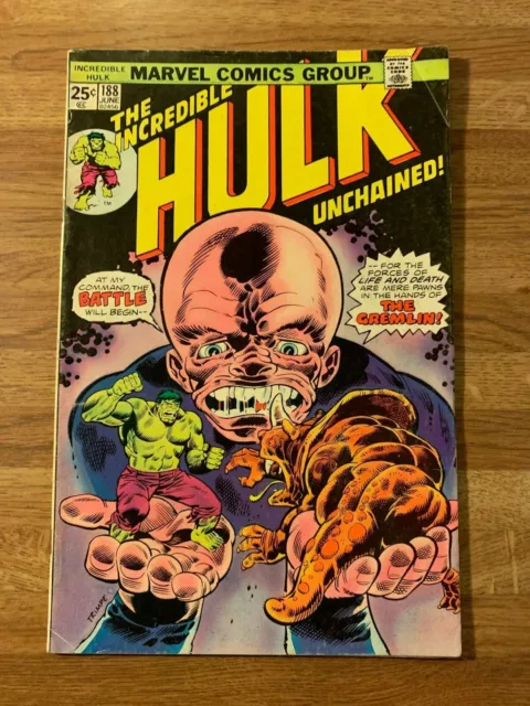 Incredible Hulk 188 (Marvel 1975) Unchained~Herb Trimpe~Gremlin~Droog~Bronze Age