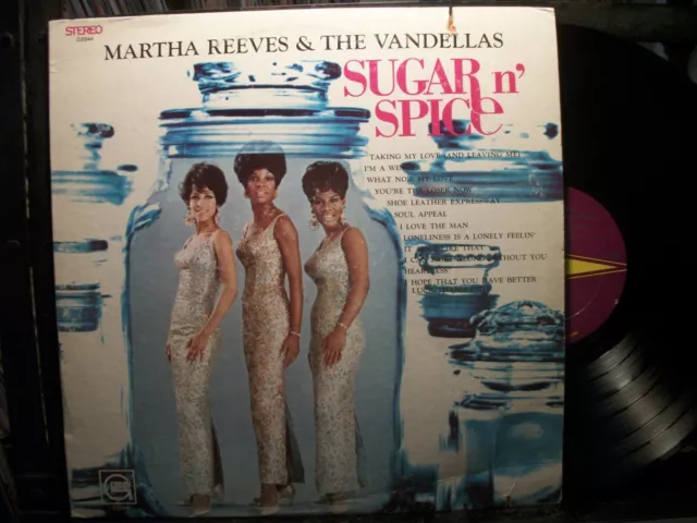 MARTHA & THE VANDELLAS Sugar N' Spice LP en muy buen estado+ 1969 Gordy GS944