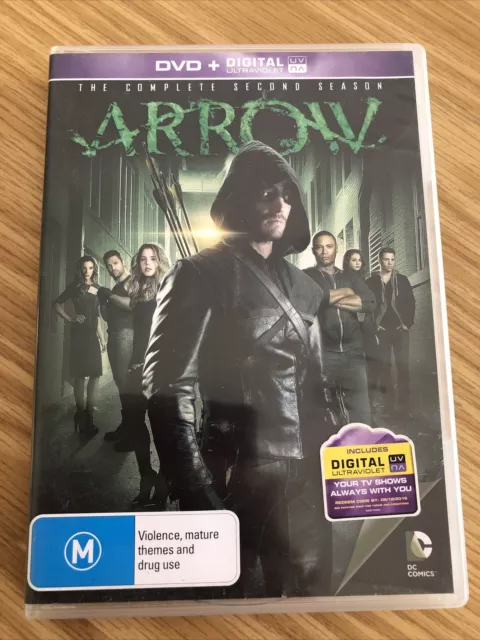 DVD R4 - Arrow Season 2 - Stephen Amell Willa Holland David Ramsey New Free Post