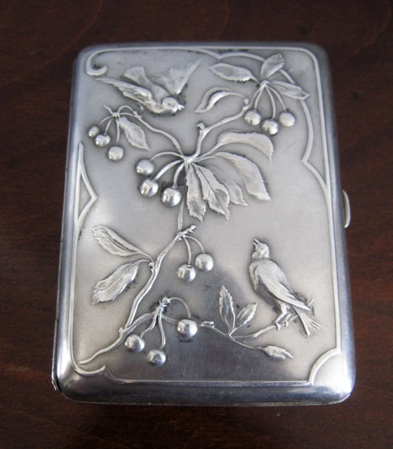 Broche Porte-photo Art Nouveau En Argent Massif, Poinçon Sanglier XIXe, Occasion