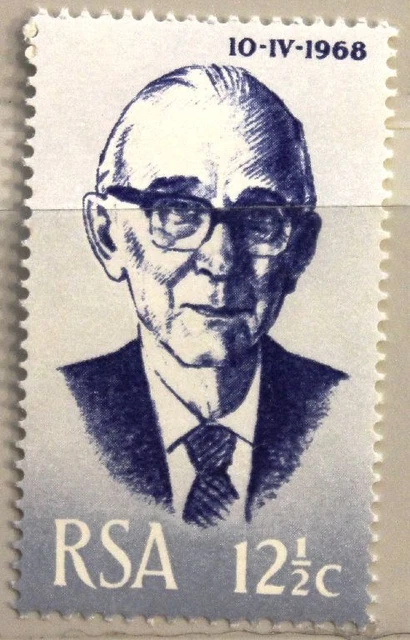 RSA SÜDAFRIKA SOUTH AFRICA 1968 362 X Amtseinführung 2 Präsident J.J. Fouché MNH