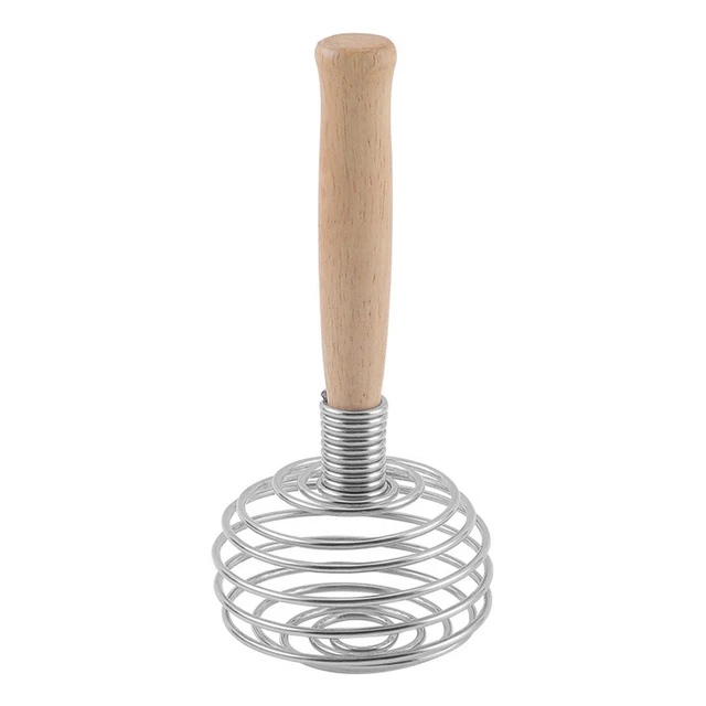 Frusatore per uova bobina a molla whisk 107 g frullatore manuale crema acciaio inox frullatore per uova