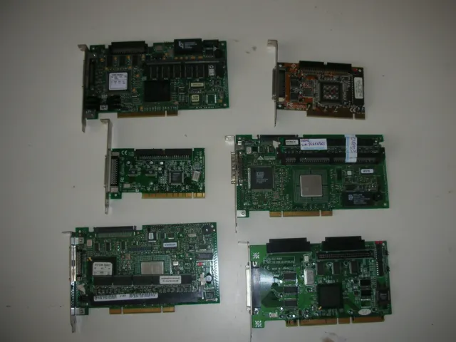 Lot Stock 6 Cartes SCSI