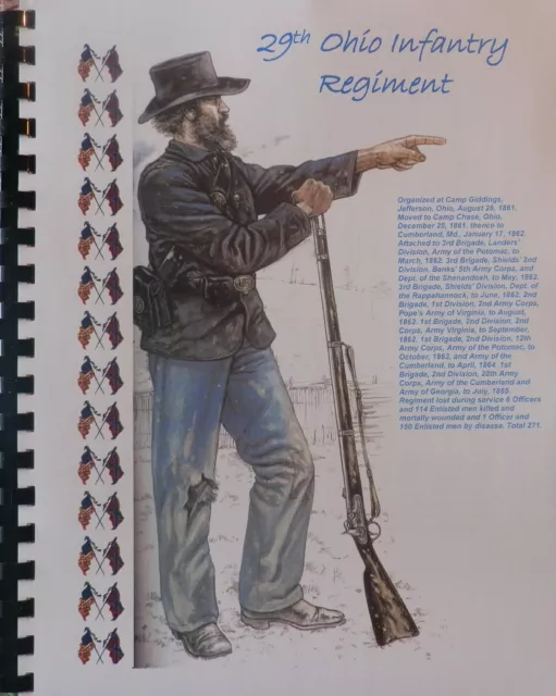 Civil War History of the 29th Ohio Infantry Regiment