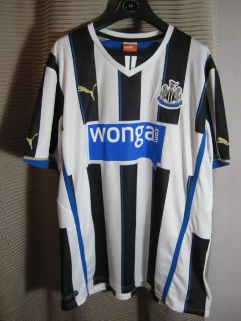 Newcastle United Home Shirt Adult Size XL By Puma Season 2013/2014