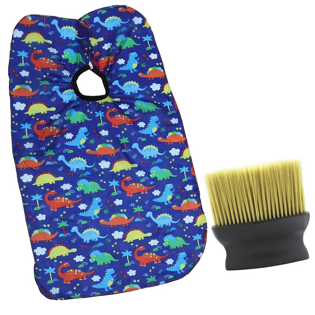 1 set di taglio di cartone animato Cape di taglio con barbiere