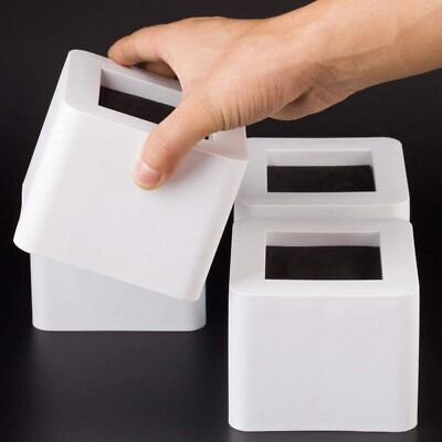 Greensen Regolabile Bed Risers Piedini Rialzi per Mobili Supportano Mobili Piedini di Rialzo per Letti 4 Pezzi in Nero 