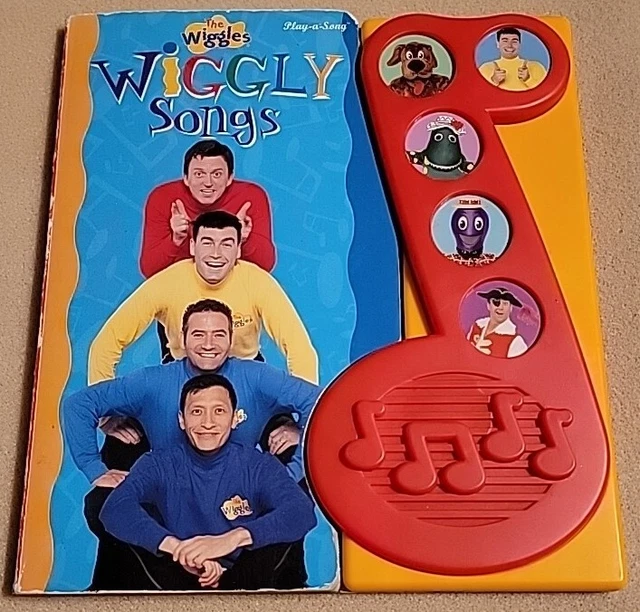 THE WIGGLES WIGGLY Songs Play-a-Song Board Book Musical Sound Buttons ...