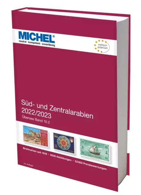 MICHEL Briefmarken Katalog Süd- und Zentralarabien 2022/2023 ÜK 10.2 Neu