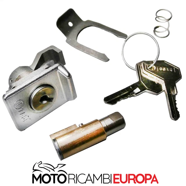 Cf5654 Kit Bloccasterzo+Serratura Bauletto Con Uguale Chiave Vespa 50