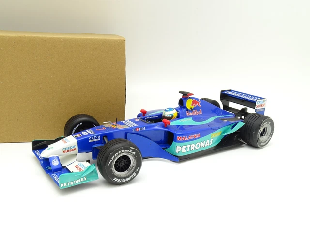 Miniature F1 Minichamps 1/18 – Sauber Petronas C22 De Frentzen (2003, Sans Boîte)
