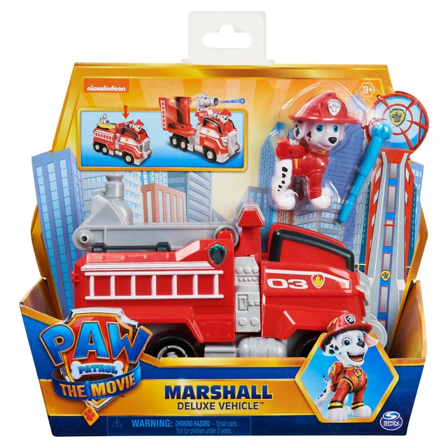FREE POST! Paw Patrol The Movie Deluxe Vehicle Marshall Brand New