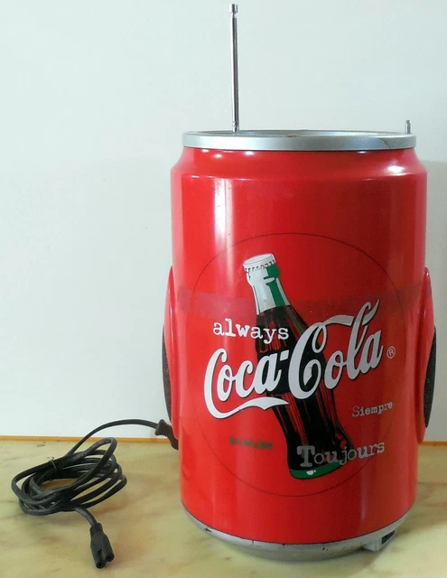 Vintage Large Radio Musicassetta Stereo Gadget Coca Cola