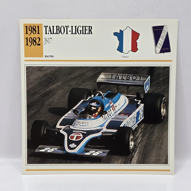 RENAULT RE40 F1 et Talbot Ligier JS17 au 1/23 Polistil SN 54 EUR 20,00