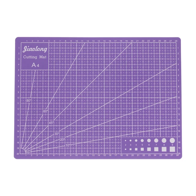 Tapis De Découpe A4 MIPIAC - Auto-cicatrisant 3mm - Avec 2 Scalpels Et 10 Lames - Règle Acier - DIY Et Scrapbooking