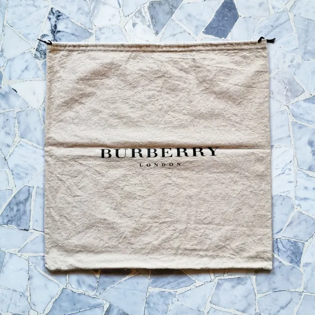 SACCA ANTIPOLVERE BURBERRY'S dustbag borsa vintage pochette dust bag  leather big EUR 59,99 - PicClick IT