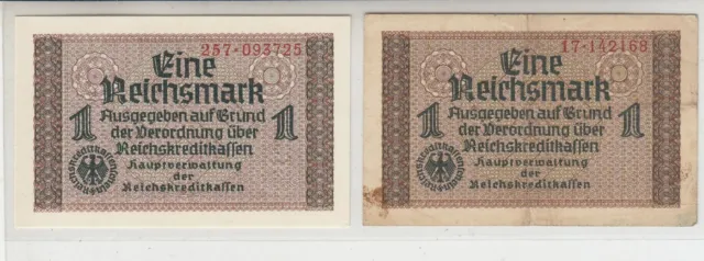 Currency Germany 1940 1 Reichsmark Circulated & UNN