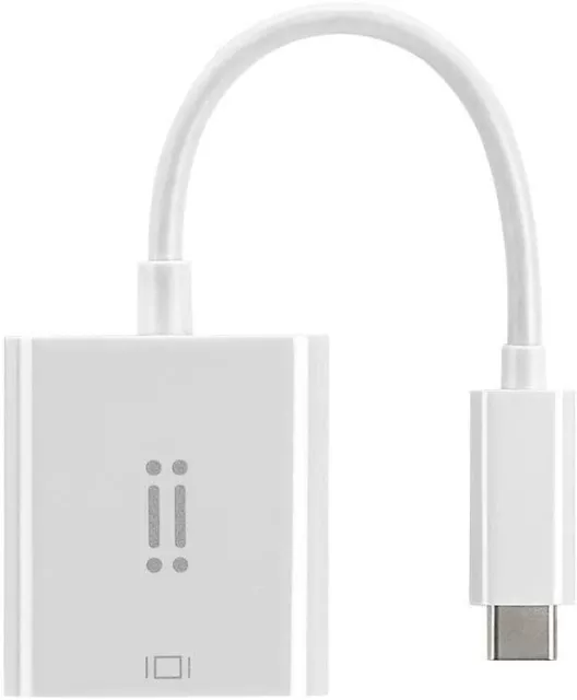 aiino Adattatore USB-C a VGA per MacBook e iPad, Bianco 2