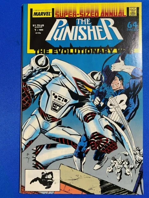 The Punisher Annual #1! The Evolutionary War! Nm- 1988 Marvel Comics