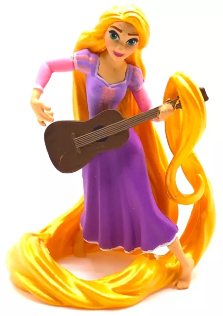 RAPUNZEL Disney Princess TANGLED Dress PVC TOY Playset Figure 3 1/4" FIGURINE!