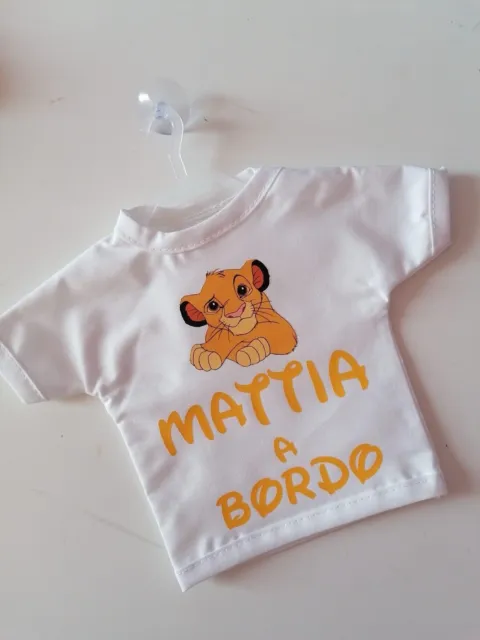 Mini T Shirt Personalizzata Personaggio A Scelta E Nome