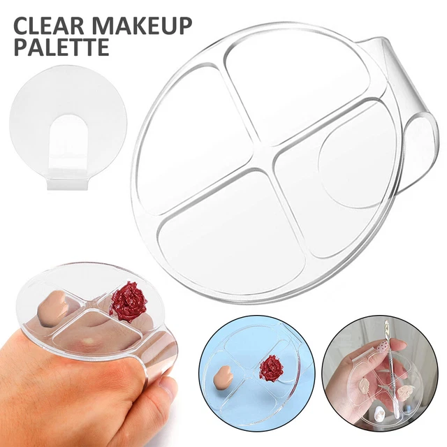 Foundation Eyeshadow Hand Makeup Palette Hand-held Mixing Tray Q