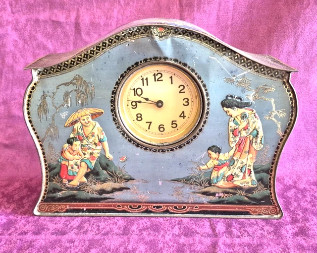 Horloge murale en verre Coquelicots