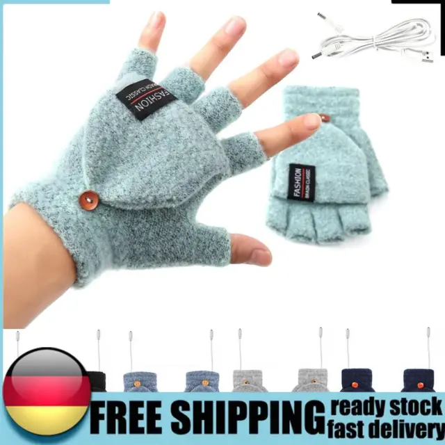 Rechargeable Electric Heated Gloves Adjustable Unisex Winter Thermal Gloves Gift
