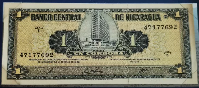 NICARAGUA - 1 Un Cordoba 1968 Pick 115a - NEUF / UNC