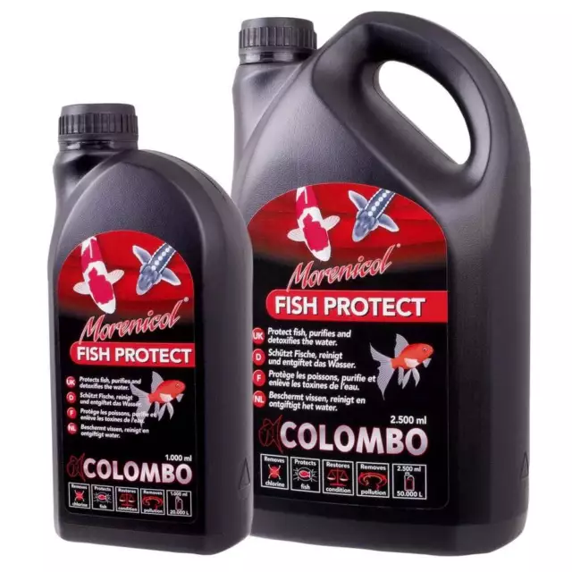 Colombo Fish Protect Pond Fish Koi Treatment & Dechlorinator | Removes Chlorine