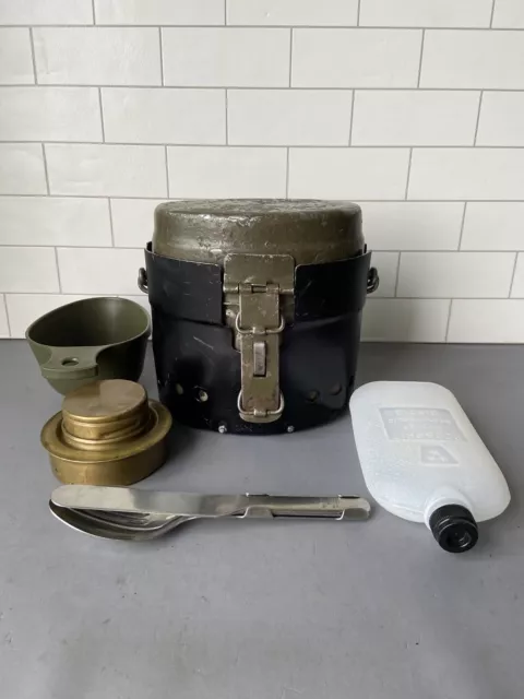 Three Crowns Vintage Swedish Military Trangia Mess Cooking Set M40 Stainlesst102